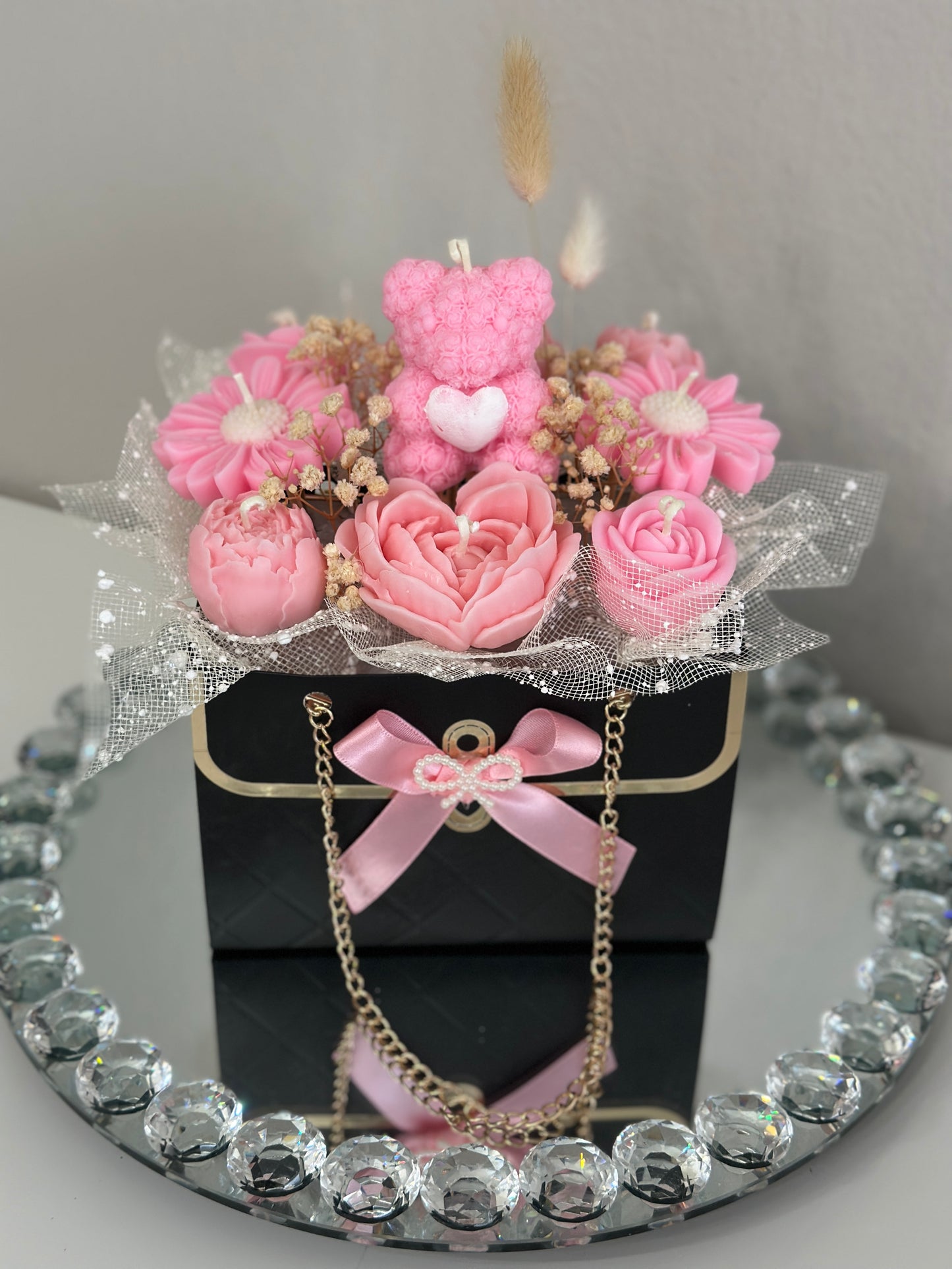 Teddy Bear Candle Bouquet