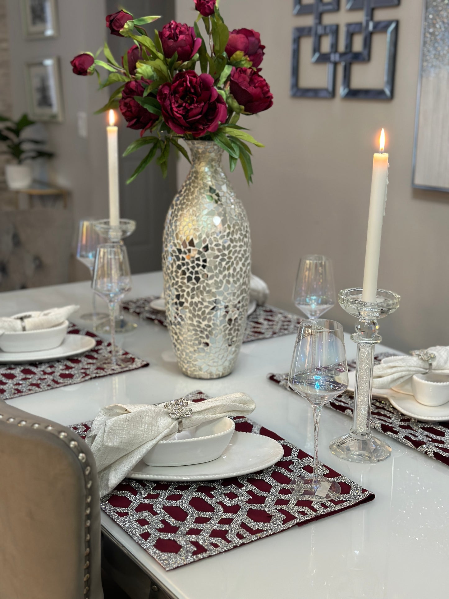 Placemats (Burgundy)