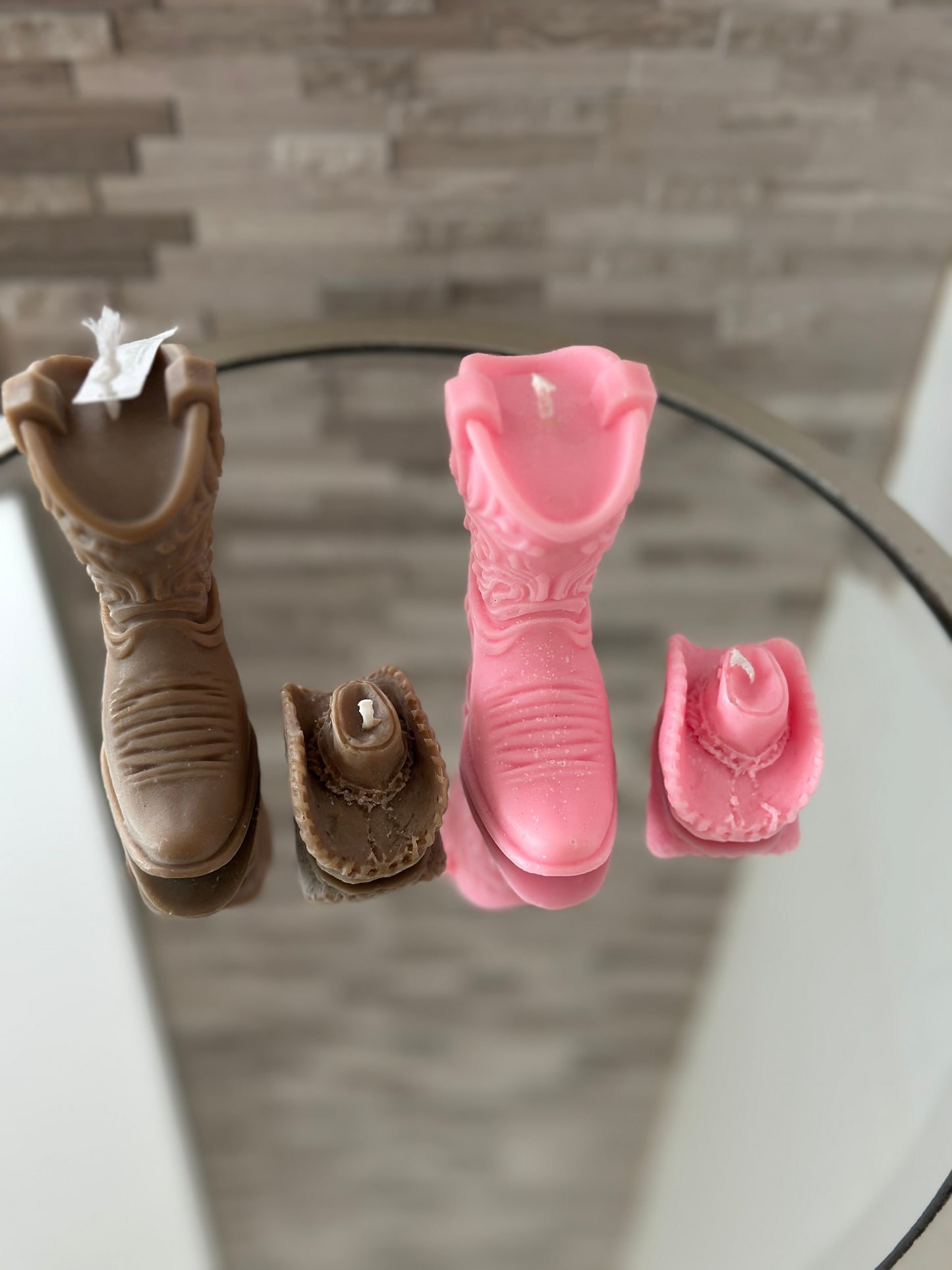 Boot and Hat Candle Set