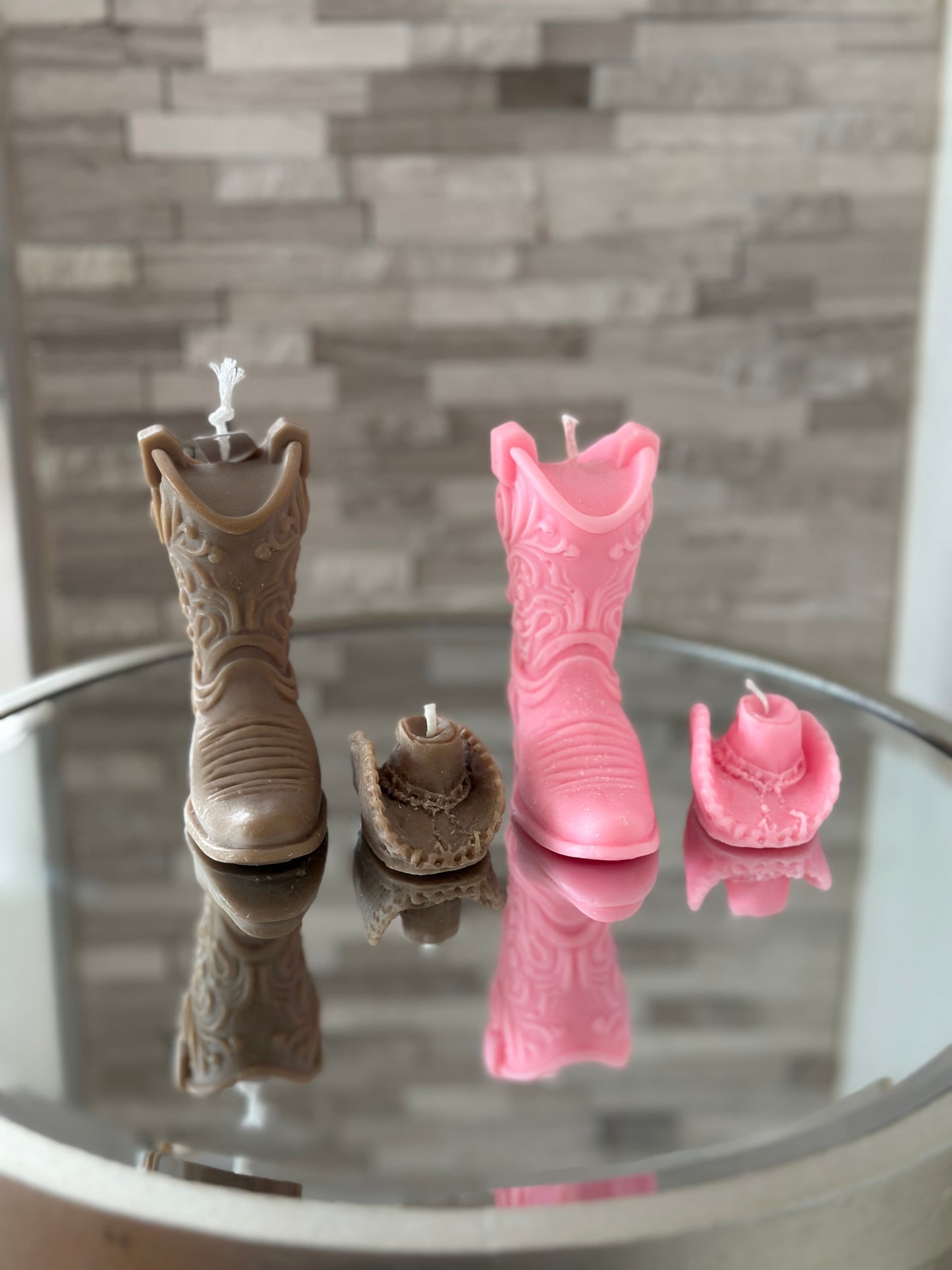 Boot and Hat Candle Set