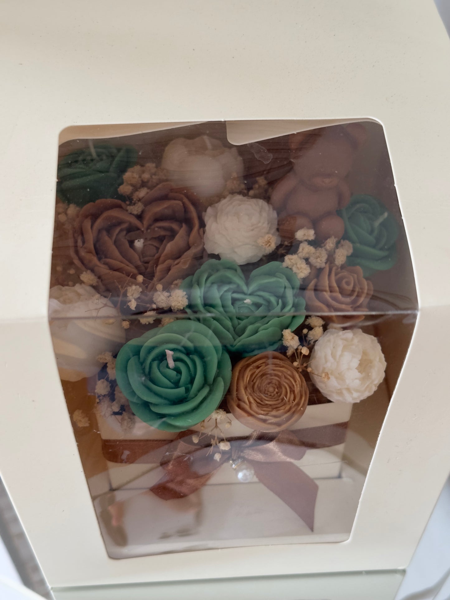 Teddy Bear Candle Bouquet