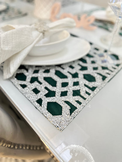 Set of 4 Placemats (Green)