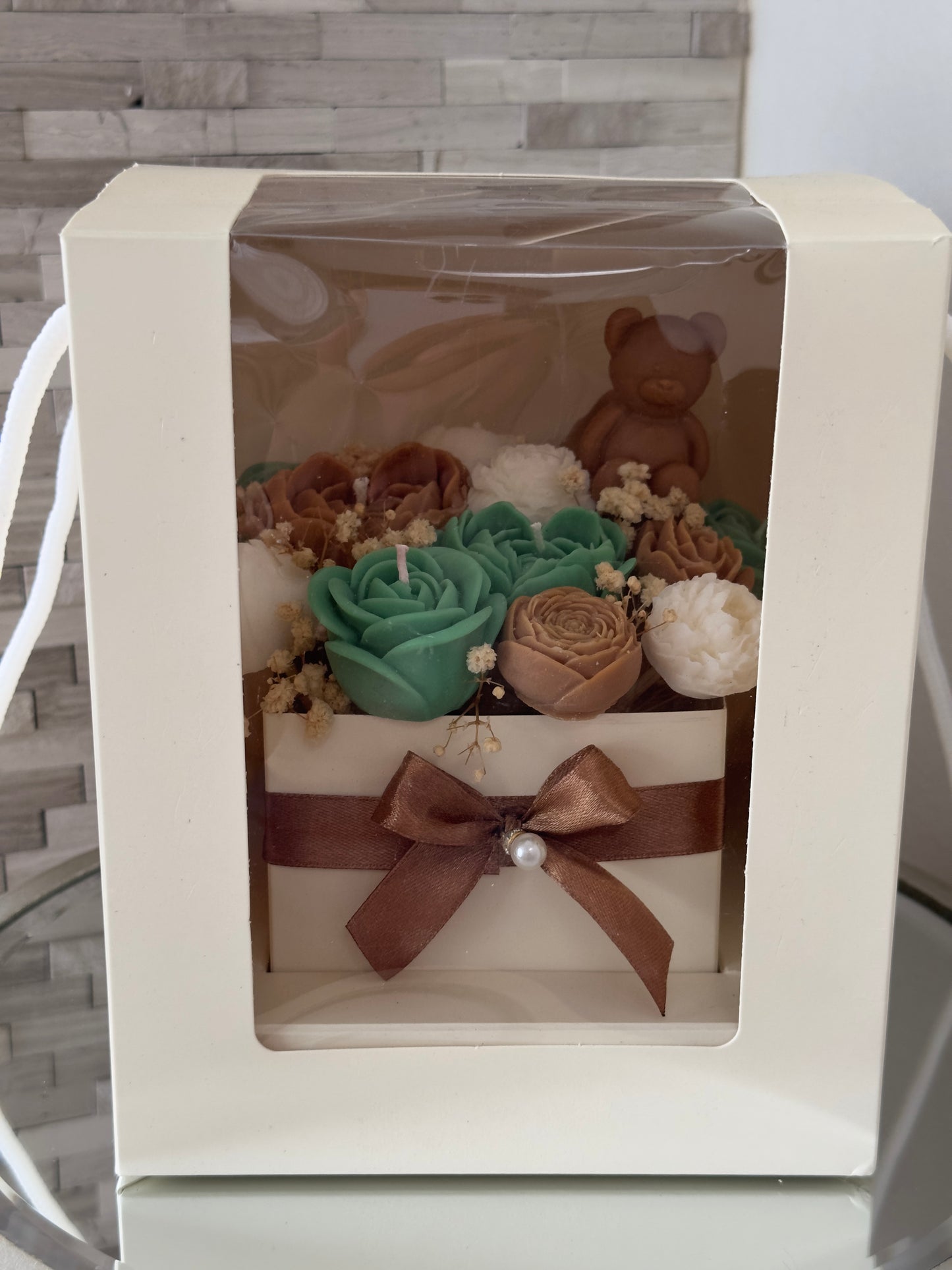 Teddy Bear Candle Bouquet