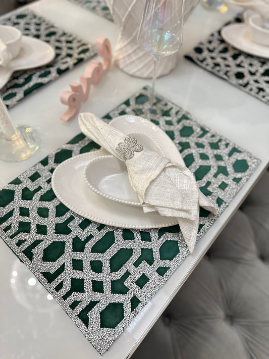 Set of 4 Placemats (Green)