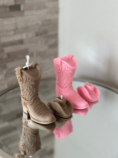 Boot and Hat Candle Set