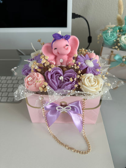 Elephant Candle Bag Bouquet