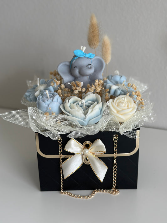 Elephant Candle Bag Bouquet