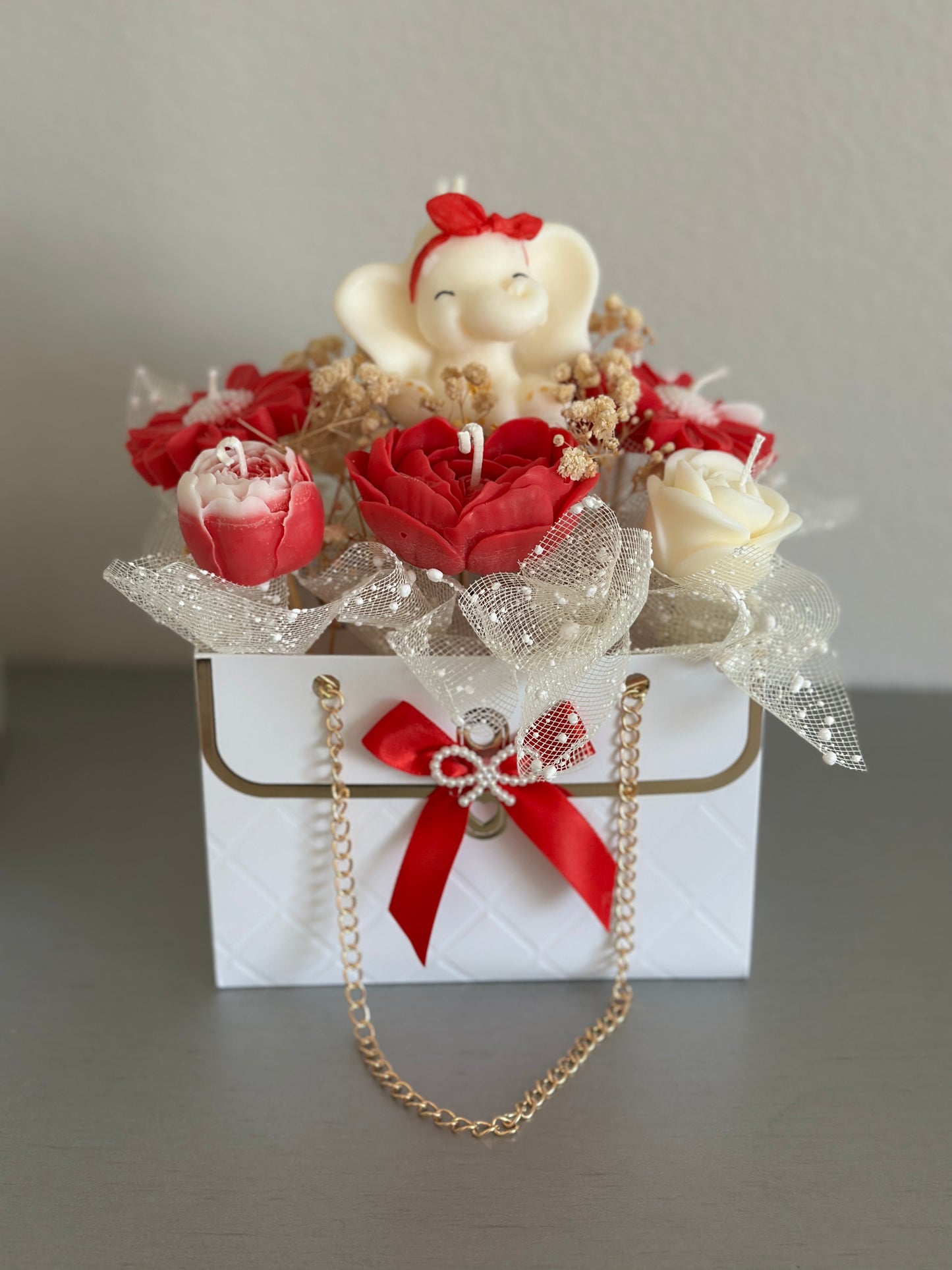 Elephant Candle Bag Bouquet