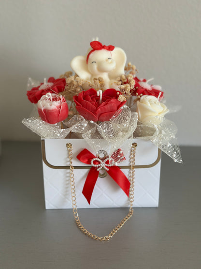 Elephant Candle Bag Bouquet