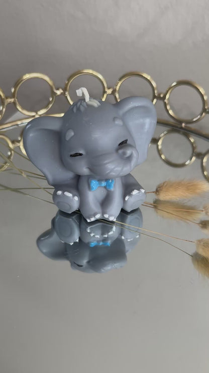 Large Elephant Candle